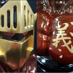 KIN29TOY   山中塗　ロビンマスク　胸像　ソフビ（漆塗りver.）の画像