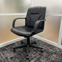レザーチェア　ディレット　ロータイプ　肘付き　オフィスチェア　D...