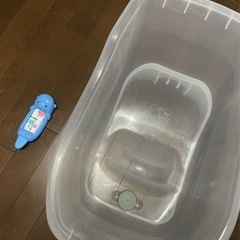 ベビーバス&湯温計 新生児沐浴セット(アカチャンホンポ)の画像
