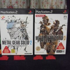 PS2メタルギアソリッド2･3【２本セット】