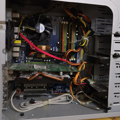 デスクトップPC Intel Q9650 3GHz モニター キーボード マウス セットの画像