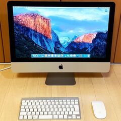 〓お渡し完了〓06【iMac Late 2013（21.5インチ）】▶Adobe＋Apple純正マウス＆キーボード