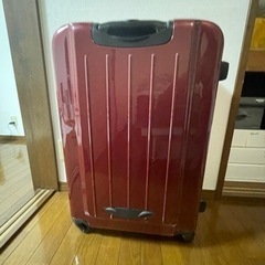キャリーケース　約70L ワインレッド