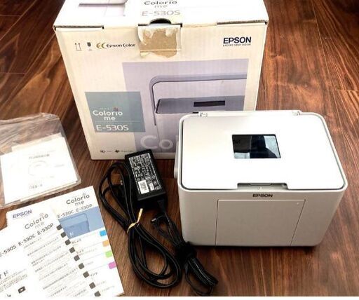 EPSON E-530S コンパクトフォトプリンター／インク交換済・ノズルチェック済