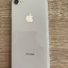 【美品】iPhone 8 silver シルバー　256 GB SIMフリーの画像