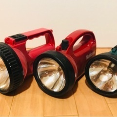 大きな懐中電灯　３灯