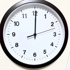 【壁掛け時計（ブラウン）】売ります！