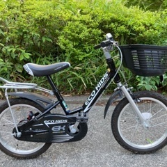 自転車　子ども用　黒　16インチ　（お取引が決まりました）