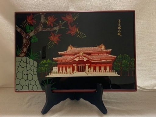 【伝統工芸品】琉球漆器　蒔絵　首里城正殿