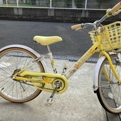 美車子供用20インチ自転車（イエロー）の画像
