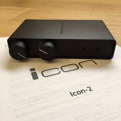 NuForce Icon Amp 小型プリメインアンプ ブラック　の画像