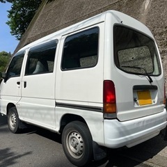 平成14年 サンバー バン TV1 ホワイト 2WD AT  走行14.9万キロ 車検6年5月!!の画像