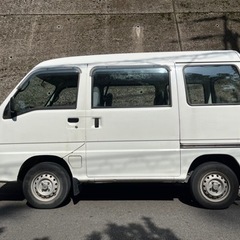 平成14年 サンバー バン TV1 ホワイト 2WD AT  走行14.9万キロ 車検6年5月!!の画像