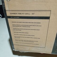 【未開封品】大型　焚き火台　COWBOY　FIRE　PIT　GRILL　30　カウボーイファイヤーピットグリル30の画像