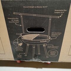 【未開封品】大型　焚き火台　COWBOY　FIRE　PIT　GRILL　30　カウボーイファイヤーピットグリル30