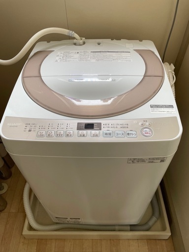 シャープ洗濯機(ES-KS70U) 2019年製