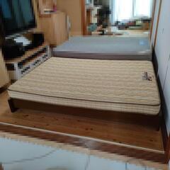 【決まりました】中古ダブルベッド （フランスベッド）