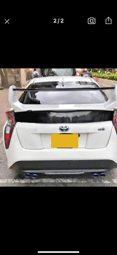 ABS 材料スポイラートヨタ プリウス 2015-2016 ROWEN スタイルメインスポイラー