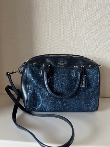 値下げ【未使用】COACH コーチ　ショルダーバッグ　グリッター