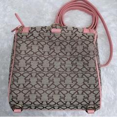 ≪価格相談○≫　ピンキー&ダイアン　ショルダーバッグ　ベージュ　ピンクの画像