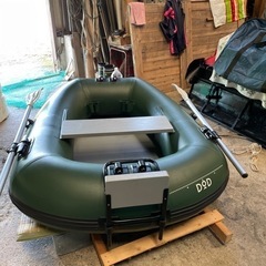 ゴムボート　付属品　空気入れと収納バック