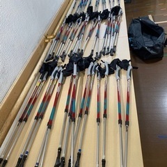 ノルディックウォーキングポール26本＋ポールバッグの画像