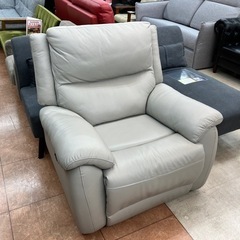 🌟美品🌟本革 1人掛け 電動リクライニングソファ USBポートコ...