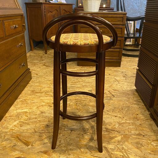 カウンターチェア カフェ チェア  バースツール 什器 ダークブラウン●E052A580 カウンターチェア カフェ チェア バースツール 什器 ダークブラウン