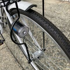 新品★未使用　ママチャリ　オートライト　 26インチ　シマノ製6段変速　ホワイトの画像