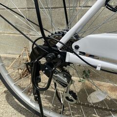 新品★未使用　ママチャリ　オートライト　 26インチ　シマノ製6段変速　ホワイトの画像