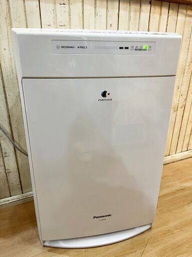 ★通電確認済み Panasonic/パナソニック 2018年製 加湿空気清浄機 F-VXP55 空気清浄:25畳 花粉撃退モード ナノイー搭載 ホワイト★