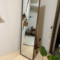 無印良品 オーク材ミラー(姿見、全身鏡)