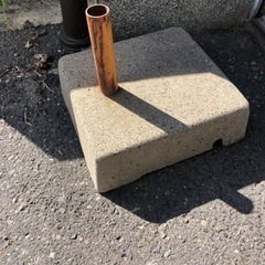 旗立て　ブロック　1個