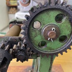 商談中 ヤフ 【現状品】小野式1型 小野機械製造所 製麺機 手動 手回し ハンドル付 回転可 昭和レトロ ヴィンテージ 福島 郡山市 aの画像