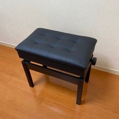 美品！　ピアノチェアー　ピアノ椅子　椅子　黒色