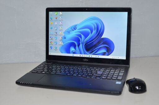 中古良品ノートパソコン Windows11+office 富士通 AH77/W core i7-6700HQ/メモリ8GB/爆速SSD480GB/15.6インチ/無線/webカメラ/ブルーレイ