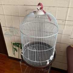バードゲージ　鳥籠　ホワイト　値下げ