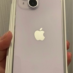 iPhone14 128G パープル　美品！接近センサー不良の画像