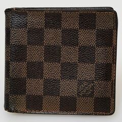 LOUIS VUITTON ダミエ ポルトフォイユ マルコ 折り財布 N61675 品番v21-465