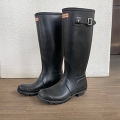 HUNTER レインブーツ　長靴　24センチ位