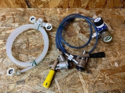 (5951) 現状品 ASAHI アサヒ ビールサーバー部品 ビールヘッド 減圧弁 ホース付き 業務用 飲食店 厨房 店舗用品