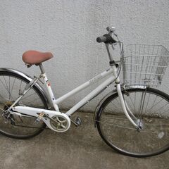 ASAHI MAGNIFAS  CBA 「サイクルベースアサヒ」　27インチ  6段変速　オートライト　中古品　引取り専用の画像