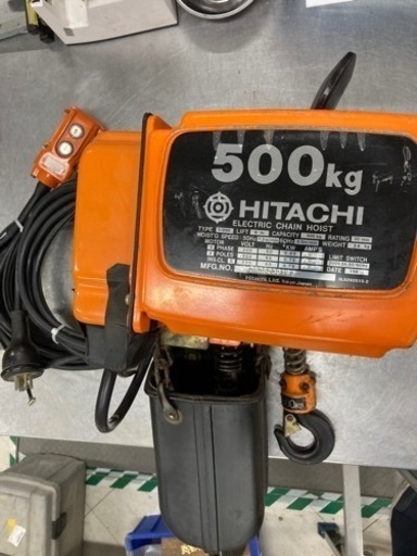 中古品 □ 日立 ELECTRIC CHAIN HOIST  SH2 □ 発 □ ITEI0KPKKCXX
