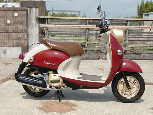 お取引中☆☆YAMAHAビーノFI(SA37J)ビーノ(茶/金色）グリップヒーター付き50cc調子良好☆☆