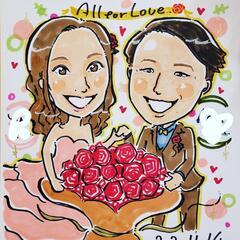 婚約＆結婚の似顔絵やウェルカムボードに！ - 宇都宮市