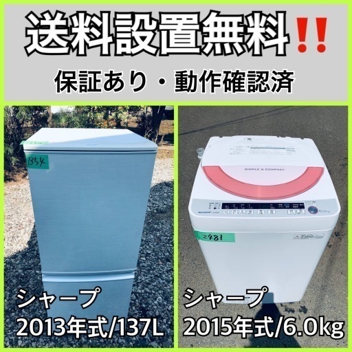 送料設置無料❗️業界最安値✨家電2点セット 洗濯機・冷蔵庫95