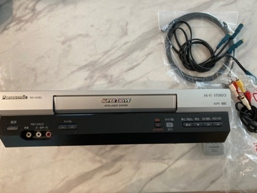 パナソニック　ビデオデッキ　リモコン付き新品未使用