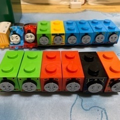 🧱トーマス手転がし+ブロック遊び🧱