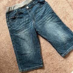 【値下げ！】デニム　夏ハーフパンツ② ・サイズ表記１６０（高学年...