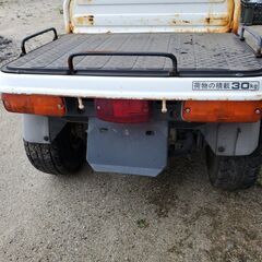 HONDA　ジャイロUP　車体　ワイドホイールキット付き　廃車済みの画像